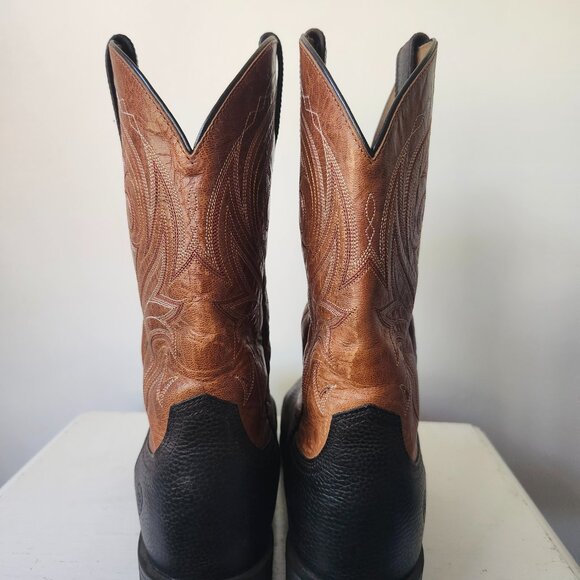 Men's Ariat Heritage Cowpunch Leather Western Cowboy Boots Mens Size 13D - Picture 5 of 6